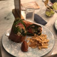 Jackfruit wrap at Terra in 