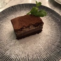 Raw tiramisu  at Terra in 