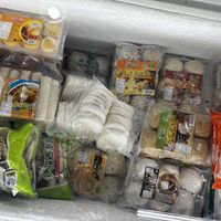 Vegetarian frozen selections at Woodlands North Plaza - Vegetable Stall in North Singapore