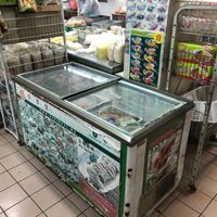 Frozen vegetarian mock meat at Noodle Stall in North Singapore