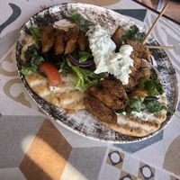 Souvlaki  at Seashells Healthy Living in Limassol