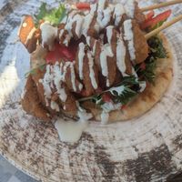 Souvlaki at Seashells Healthy Living in Limassol