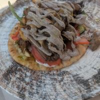 Mushrooms Gyros at Seashells Healthy Living in Limassol
