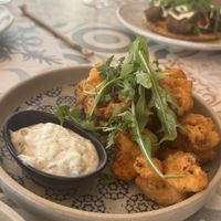 Cauliflower bites  at Seashells Healthy Living in Limassol