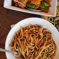 Vegetable noodles and Formosa tofu at Formosa Chinese Restaurant in Aqaba