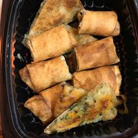 Left Overs to take away 😊spring rolls and scallion pie  at Formosa Chinese Restaurant in Aqaba