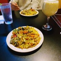 From the vegan buffet 😋💜😋 at Kabob Guys in Mc Allen