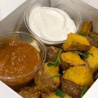 Patatas Bravas! Not always available 🙁 at Essen Kitchen in Cincinnati