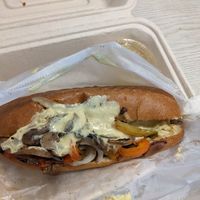 Philly cheese steak at Essen Kitchen in Cincinnati