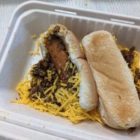 Cincinnati chili dogs at Essen Kitchen in Cincinnati