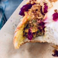 Vegan hot dog at IKEA in Aalborg