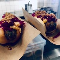 Vegan hotdogs at IKEA in Aalborg