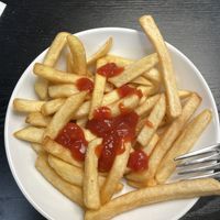 This is now the ONLY vegan dish in the restaurant, along with the garlic bread.  at IKEA in Aarhus