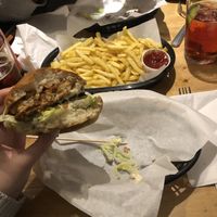 Seitan Side Chick vegan burger at Need Street Food in Portsmouth