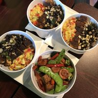 Caribbean Bowls and the Indonesian bowl  at Tivoni Vegan Kitchen & Bakery in Lancaster