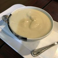 Creamy Cauliflower soup  at Tivoni Vegan Kitchen & Bakery in Lancaster