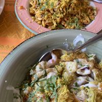 Bhel puri and papdi chaat   at Swadishta - Kurfürstenstr in Berlin