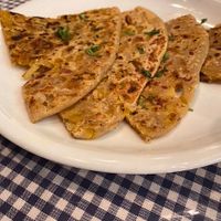 onion parantha at Swadishta - Kurfürstenstr in Berlin