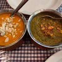 Alu Chana Sag and Alu Matar? at Swadishta - Kurfürstenstr in Berlin