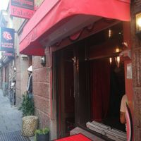 Entrance at Burgerian Falafel & Grill in Stockholm