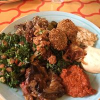 Vegan stuff  at Tabbouli Street in Stockholm