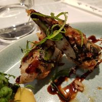 Great fried sushi at Tokyo Diner in Stockholm