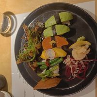 11 pieces vegan sushi at Tokyo Diner in Stockholm