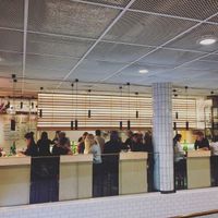 Seating area at Tokyo Diner in Stockholm