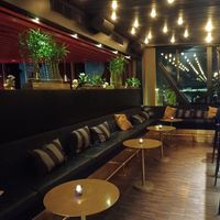 Bar area at Miss Voon in Uppsala