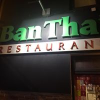 Outside of restaurant    at Ban Thai in Reykjavik