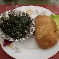Cordon bleu con erbette e vegarella at Antica Casa Rava in Alessandria