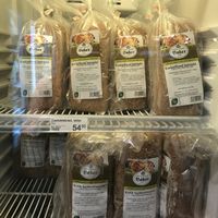 Bread in freezer (100% spelt & Ezekiel) at Life in Oslo