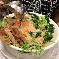 Buddha bowl at Aux Vivres - St Laurent in Montreal