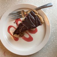 Chocolate Banana Pie.  at Aux Vivres - St Laurent in Montreal