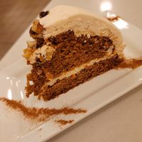 Carrot Cake at Aux Vivres - St Laurent in Montreal