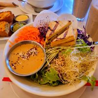 Dragon bowl at Aux Vivres - St Laurent in Montreal