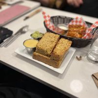 Corn bread   at Aux Vivres - St Laurent in Montreal