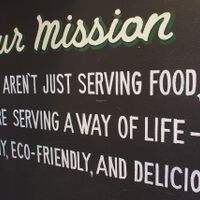 The ethics behind their message at Aux Vivres - St Laurent in Montreal