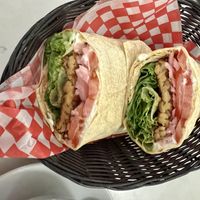Gyro sandwich  at Aux Vivres - St Laurent in Montreal