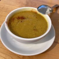 Dahl soup  at Aux Vivres - St Laurent in Montreal