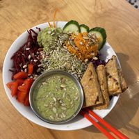 Deluxe (without gluten)  at Aux Vivres - St Laurent in Montreal