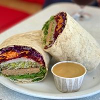 Dragon Sandwich! AMAAAZING!  at Aux Vivres - St Laurent in Montreal