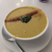 Dahl soup at Aux Vivres - St Laurent in Montreal