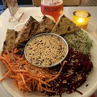 Dragon bowl with tempeh  at Aux Vivres - St Laurent in Montreal