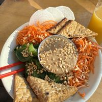 Tempeh bowl  at Aux Vivres - St Laurent in Montreal
