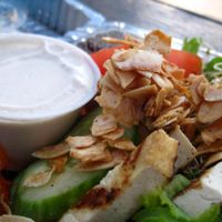 BLT Cesar salad. at Aux Vivres - St Laurent in Montreal