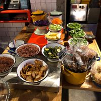 Plenty to choose from at Juice & Bowl in Tel Aviv