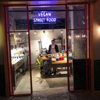 Entrance  at Juice & Bowl in Tel Aviv