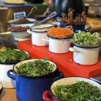 Ingredients  at Juice & Bowl in Tel Aviv