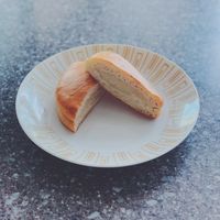 Soy cream bread at Doco - City Farm House Cafe in Busan